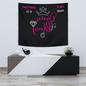 Queen of Bling Live Video Backdrop Banner In Reverse