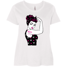 Load image into Gallery viewer, Bling Boss Riveter Curvy Plus Size T-Shirt
