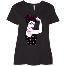 Load image into Gallery viewer, Bling Boss Riveter Curvy Plus Size T-Shirt
