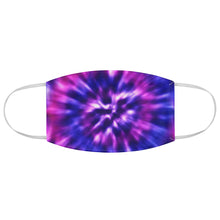 Load image into Gallery viewer, Tie Dye Fabric Face Mask Bright Colored Purple, Pink and Blue Printed Cloth
