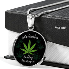 Load image into Gallery viewer, Just a Cannaboss Building Her Hempire CBD Necklace
