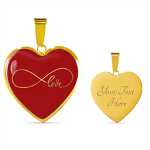 Load image into Gallery viewer, Infinity Love Heart Shaped Pendant Necklace
