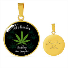 Load image into Gallery viewer, Just a Cannaboss Building Her Hempire CBD Necklace
