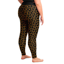Load image into Gallery viewer, Cheetah Print Plus Size Leggings 2X - 6X Squat Proof Animal Print
