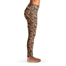 Load image into Gallery viewer, Brown Tie Dye Leggings XS - XL Squat Proof
