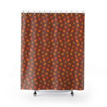 Load image into Gallery viewer, Fall Leaves Pattern Shower Curtain Rustic Fall Home Decor
