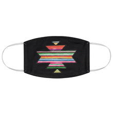 Load image into Gallery viewer, Serape Aztec Element With Colorful Stripes Pattern Printed Fabric Face Mask Southwestern Ethnic
