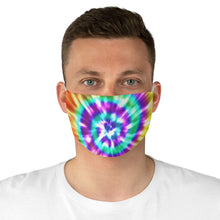 Load image into Gallery viewer, Fabric Face Mask Tie Dye Bright Colored Rainbow Printed Cloth
