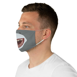 Shark Mouth With Teeth Fabric Face Mask Printed Cloth