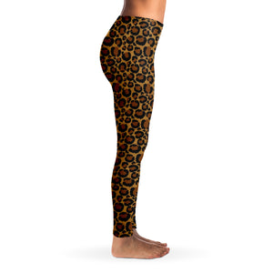 Leopard Print Leggings Sizes XS - XL Squat Proof