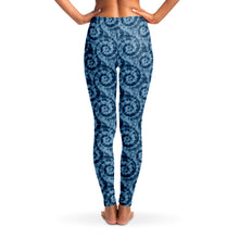 Load image into Gallery viewer, Blue Tie Dye Leggings XS - XL Squat Proof
