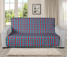 Load image into Gallery viewer, Red, White, Blue Plaid Pattern Futon Match With Curtains
