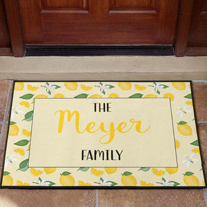 Lemon Pattern Meyer Door Mat