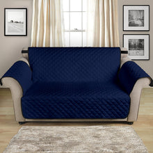 Load image into Gallery viewer, Navy Blue Loveseat Slipcover Protector

