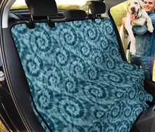 Load image into Gallery viewer, Teal Tie Dye Pet Back Seat Cover
