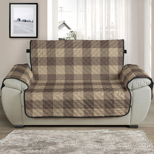 Cool Brown Buffalo Check Furniture Slipcovers