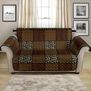 Animal Print Patchwork Pattern Furniture Slipcovers