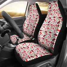 Load image into Gallery viewer, Pink and Red Cherry Pattern Cherries on Light Background Car Seat Covers Set
