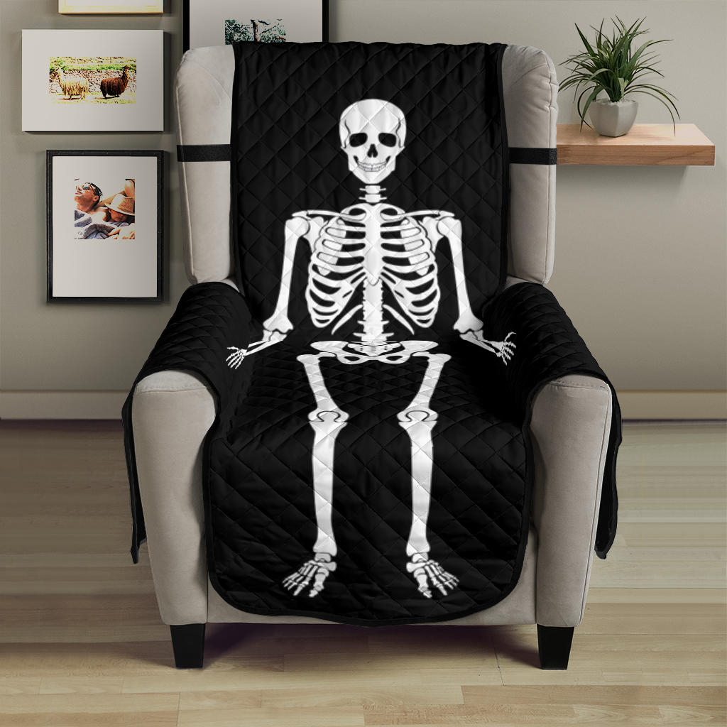 Skeleton Armchair Slipcover Protective Cover Fits Up To 23