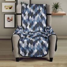 Load image into Gallery viewer, Pine Tree Winter Pattern Blue Camouflage Camo Forest Snow Furniture Slipcover Protectors
