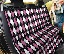 Load image into Gallery viewer, Pink, Black and White, Argyle Pet Hammock

