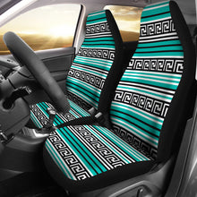 Load image into Gallery viewer, Turquoise Tribal Pattern Car Seat Covers Ethnic Boho
