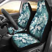 Load image into Gallery viewer, Mint Camouflage Car Seat Covers Camo Pattern

