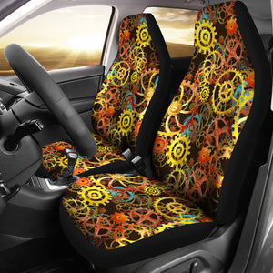 Steampunk Gear Pattern Car Seat Covers