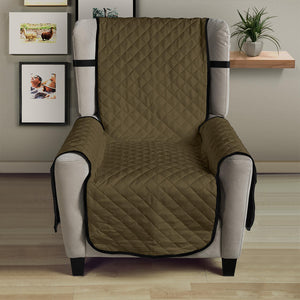 Custom Green Armchair Slipcover