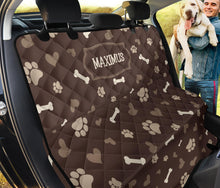 Load image into Gallery viewer, Maximus Brown Paw Print Dog Hammock
