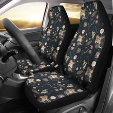 Load image into Gallery viewer, Black With Boho Pattern Car Seat Covers
