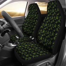 Load image into Gallery viewer, Green and Brown Frog Camouflage Pattern Car Seat Covers Set

