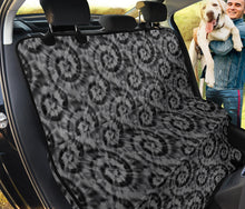 Load image into Gallery viewer, Black Gray Tie Dye Pet Car Seat Cover For Back Seat
