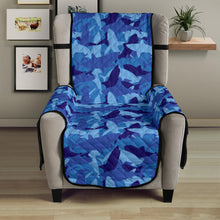 Load image into Gallery viewer, Blue Camo Shark Recliner
