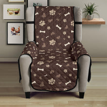 Load image into Gallery viewer, Brown With Dog Pattern, Paw Prints Bones Furniture Slipcovers Protectors
