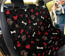 Load image into Gallery viewer, Dog Love Pattern Pet Seat Cover Protector For Back Bench Seat
