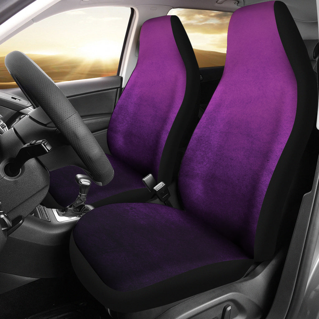 Purple Ombre Watercolor Car Seat Covers