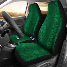 Load image into Gallery viewer, Green and Black Lizard Snake Skin Scales Car Seat Covers Seat Protectors
