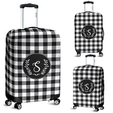 Load image into Gallery viewer, S Monogram Buffalo Plaid Luggage
