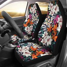 Load image into Gallery viewer, Bright Tropical Flower Car Seat Covers
