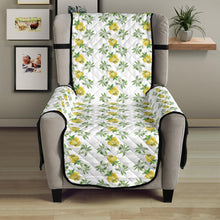 Load image into Gallery viewer, White With Small Lemon Pattern Furniture Slipcover Protectors
