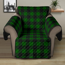 Load image into Gallery viewer, Green Buffalo Plaid 28&quot; Recliner Sofa Protector Couch Cover Farmhouse Decor
