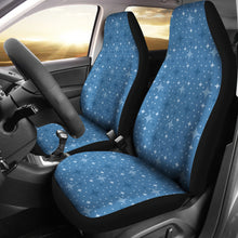 Load image into Gallery viewer, Blue With Retro Stars Pattern Car Seat Covers
