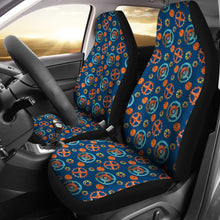 Load image into Gallery viewer, Blue With Steampunk Pattern Car Seat Covers
