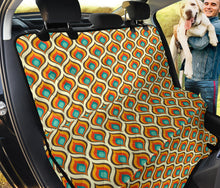 Load image into Gallery viewer, Retro Ogee Pattern Pet Hammock Colorful Back Seat Cover For Pets
