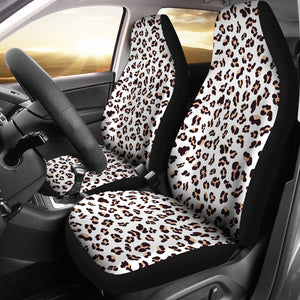 Snow Leopard Car Seat Covers To Match Back Seat Cover