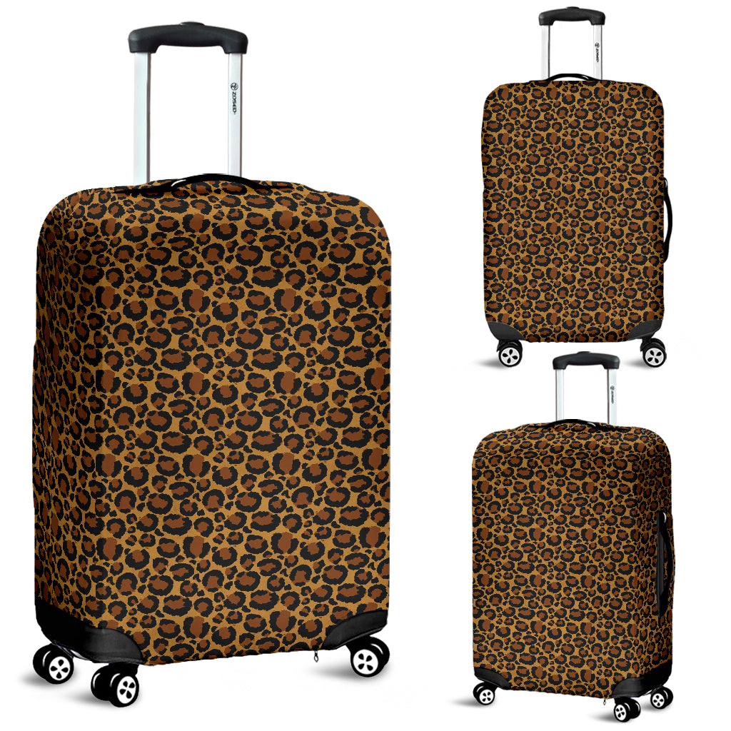 Classic Leopard Print Luggage Cover Suitcase Protector