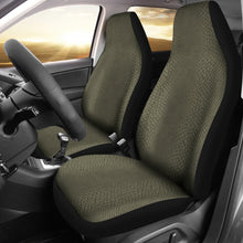 Load image into Gallery viewer, Olive Green Reptile Lizard Skin Car Seat Covers
