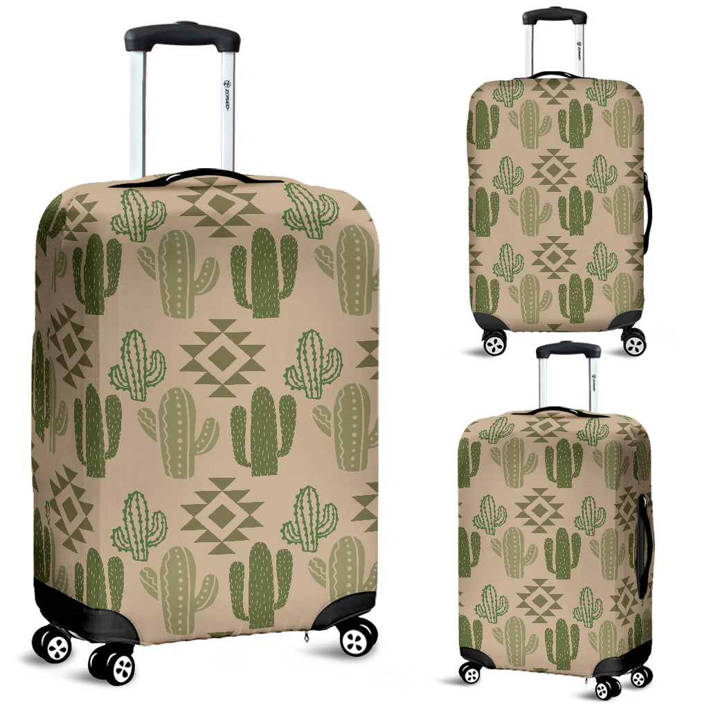 Desert Cactus Pattern Luggage Cover, Suitcase Protector