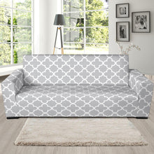 Load image into Gallery viewer, Quatrefoil Stretch Slipcovers With Elastic Edge For Sofas Fit Up To 90
